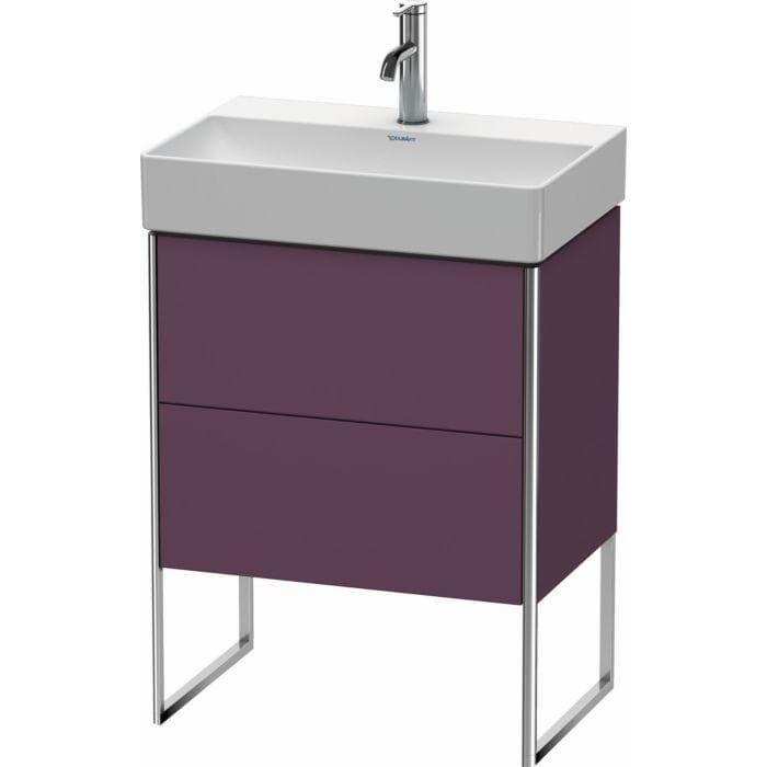 Duravit XSquare Waschtisch-Unterschrank Aubergine