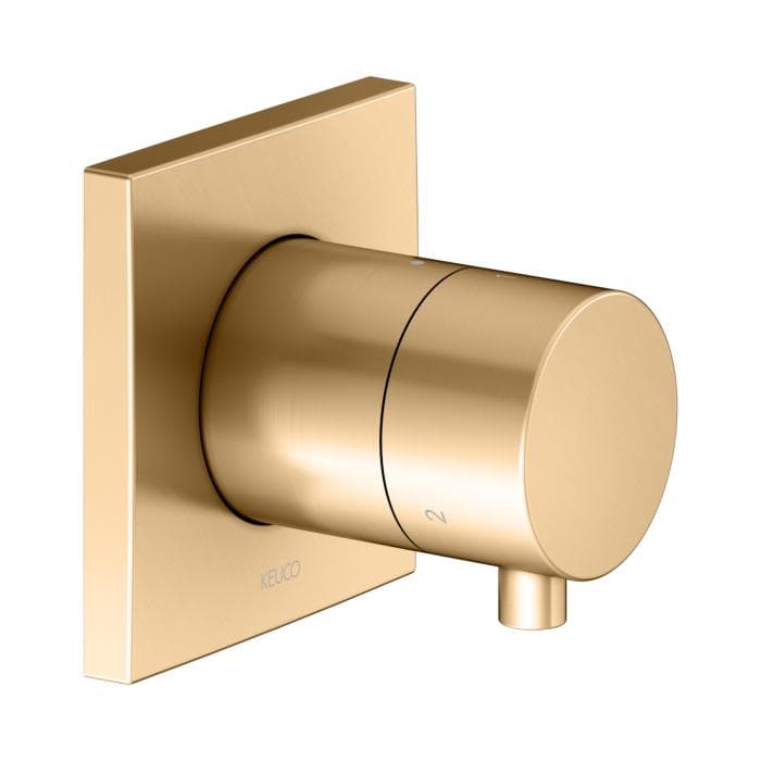 KEUCO IXMO Unterputz-3-Wege-Umstellventil Messing Gold