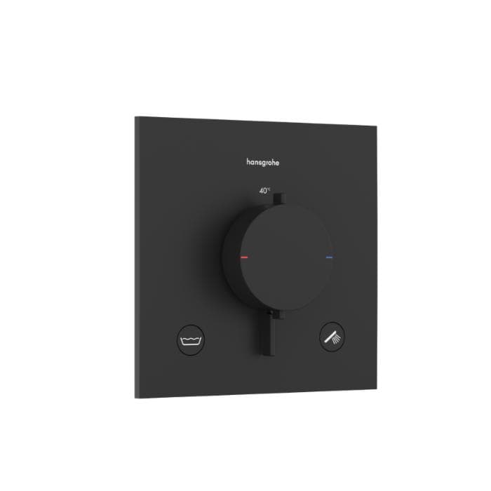 Thermostat Unterputz Schwarz Comfort