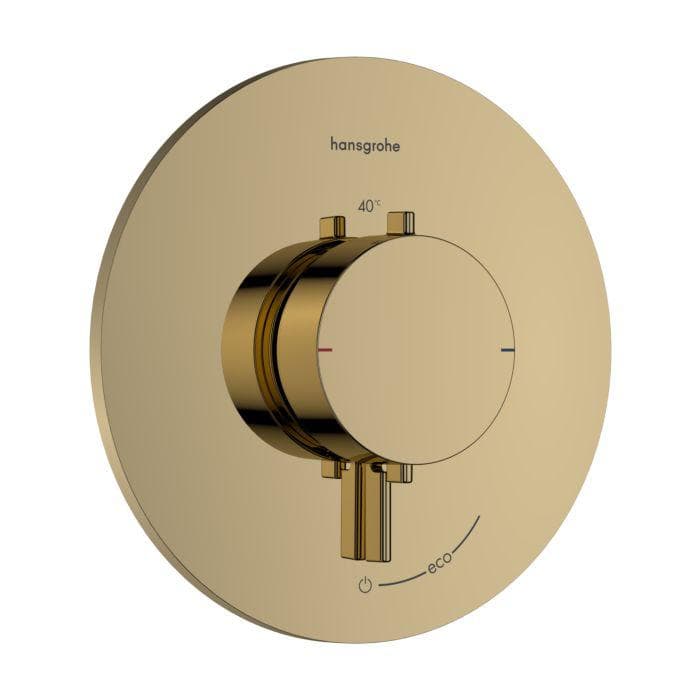 Hansgrohe Ecostat Comfort S Thermostat 33714990 Unterputz, 25,4 l/min, Polished Gold Optic