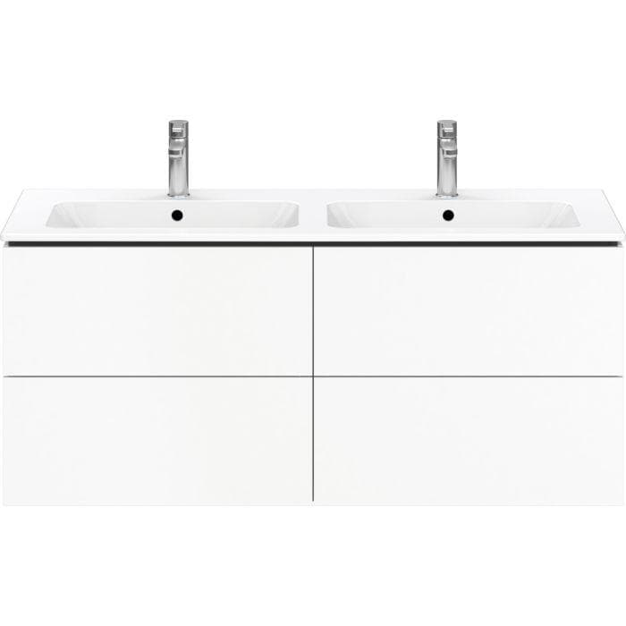 Duravit L-Cube Waschtischunterbau LC625901818 Weiß Matt 4 Schubladen