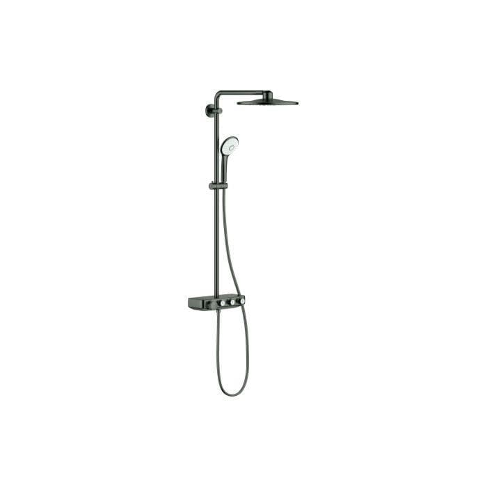 Grohe Duschsystem 26507AL0 Hard Graphite gebürstet mit AP-Thermostat