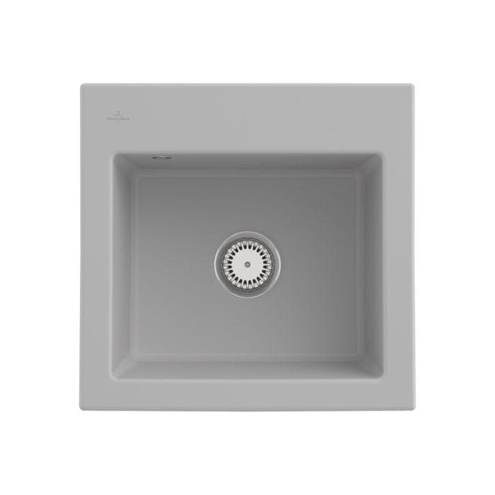 Villeroy & Boch Subway 50 S Einbauspüle 525 x 510 mm Handbetätigung Steam CeramicPlus