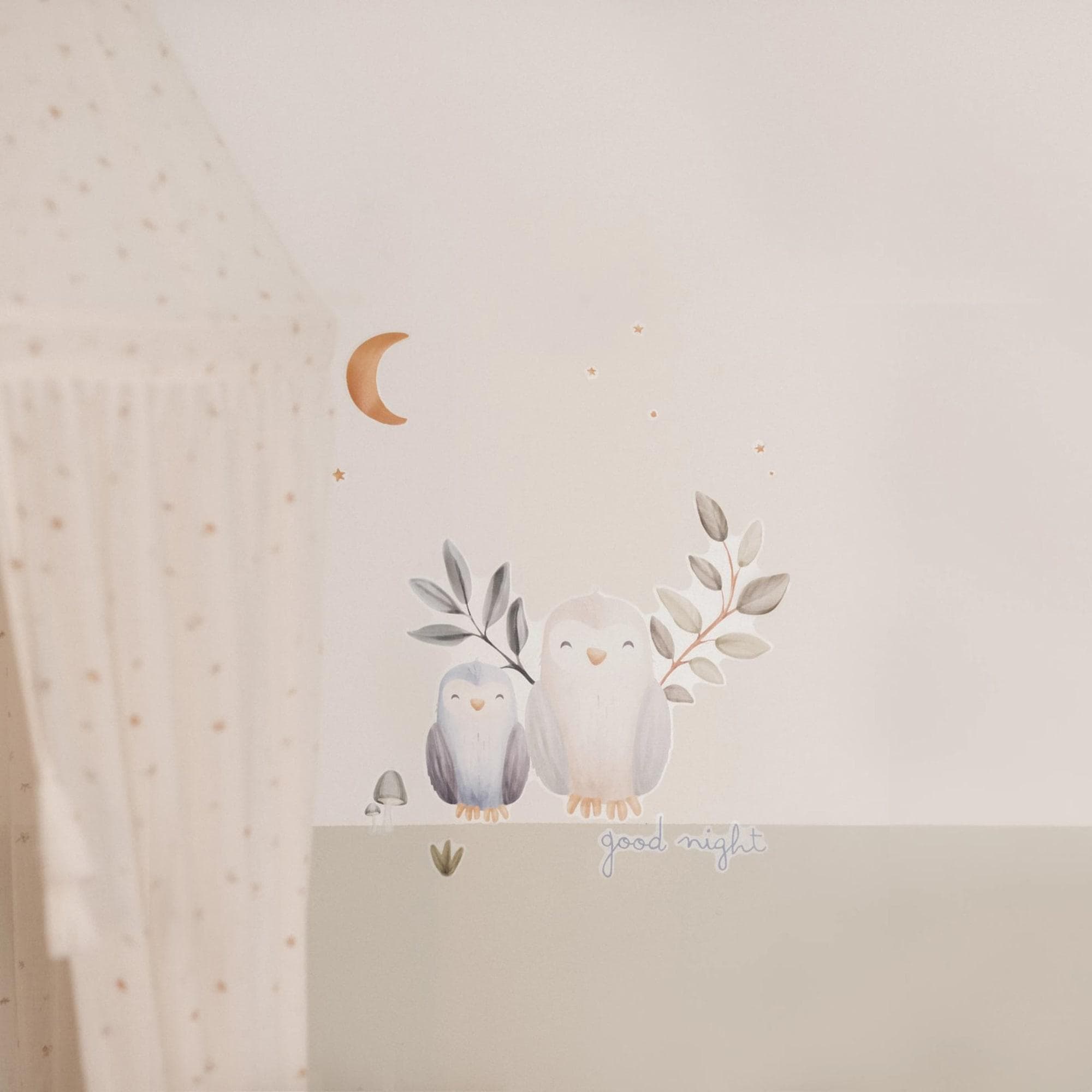 Little Dutch Wandsticker Set Forest Friends Good Night Mehrfarbig