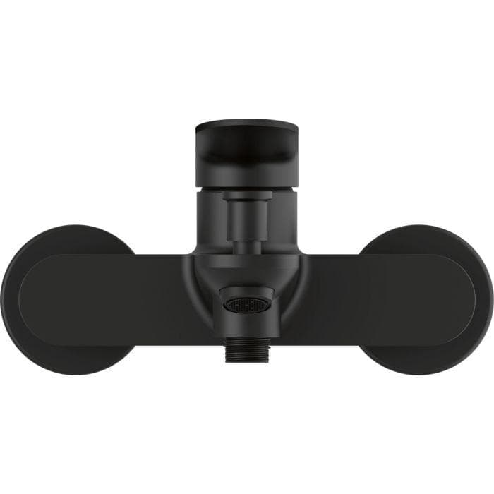Moderne Wannenarmatur in Schwarz matt