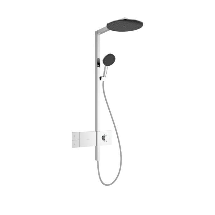 Hansgrohe Raindance Alive S Duschsystem 24583000 1 Strahlart wassersparend mit ShowerSelect Comfort, EcoSmart, Chrom