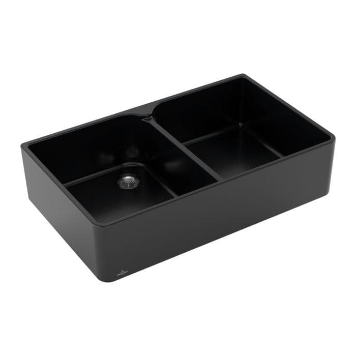 Villeroy und Boch Spülstein Doppelbecken 639001S5 Ebony