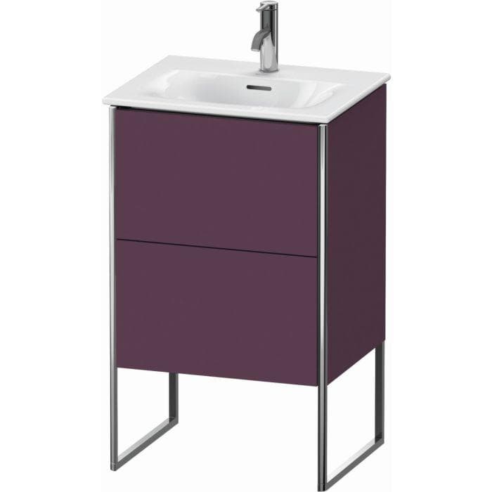 Duravit XSquare Waschtisch-Unterschrank Aubergine
