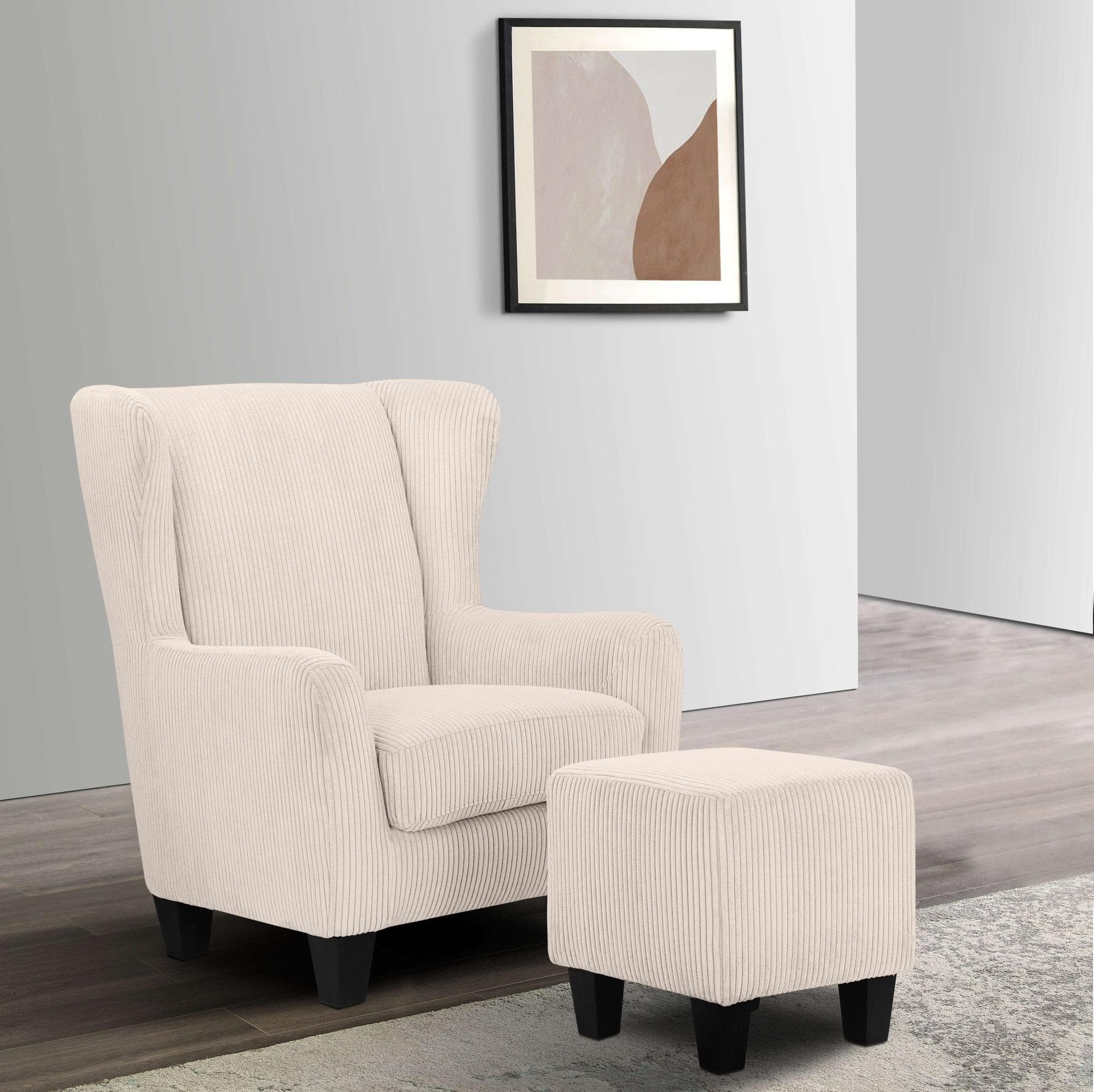 Home affaire Ohrensessel Chilly mit Hocker Creme
