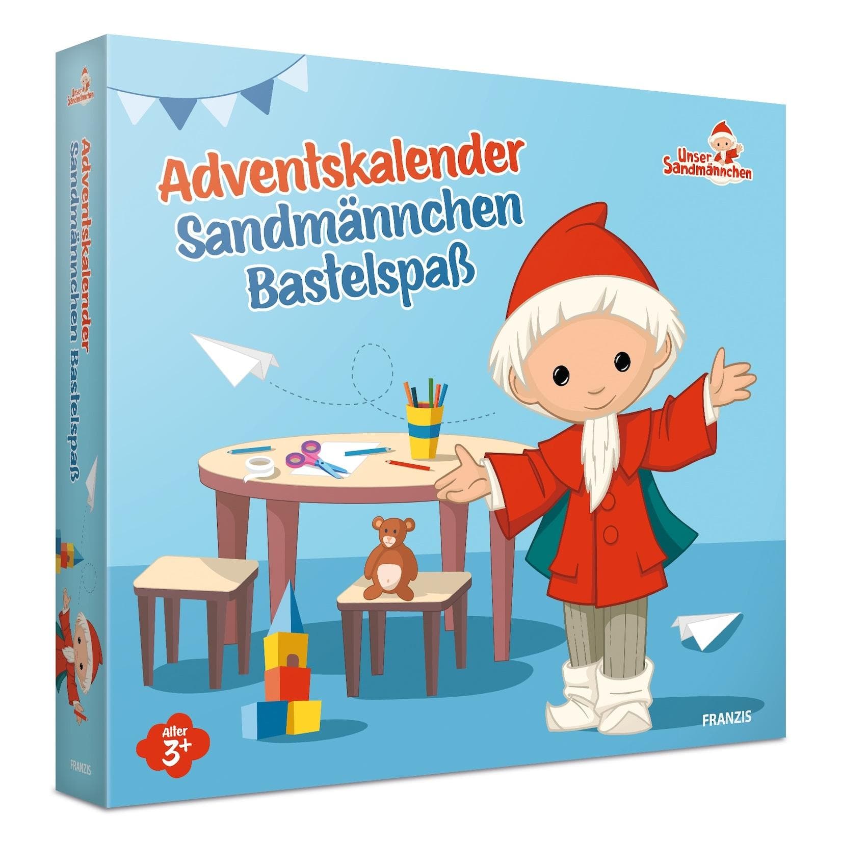 Adventskalender Sandmännchen Bastelspaß