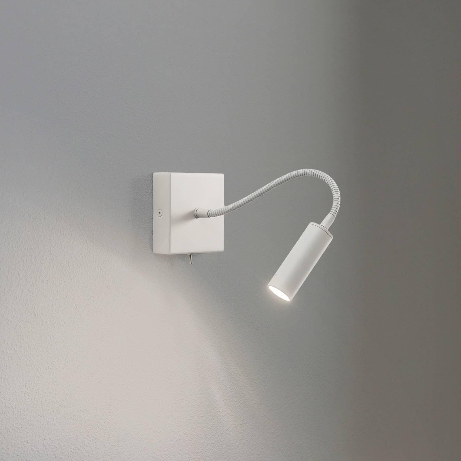 Wandlampe Ojos, creme, Leselampe, verstellbar, 33 cm, G9