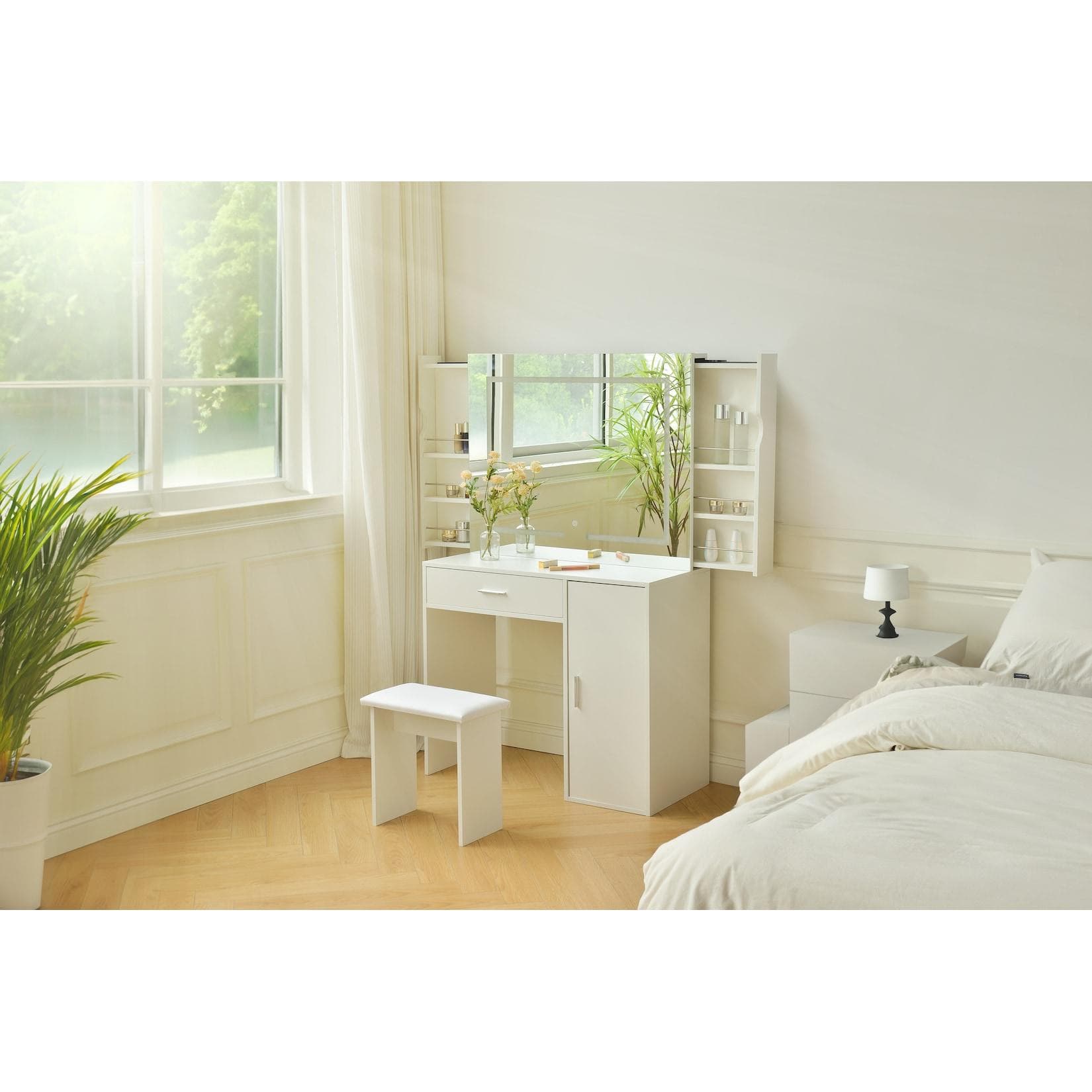 Schminktisch IMANI Weiß Home Deluxe