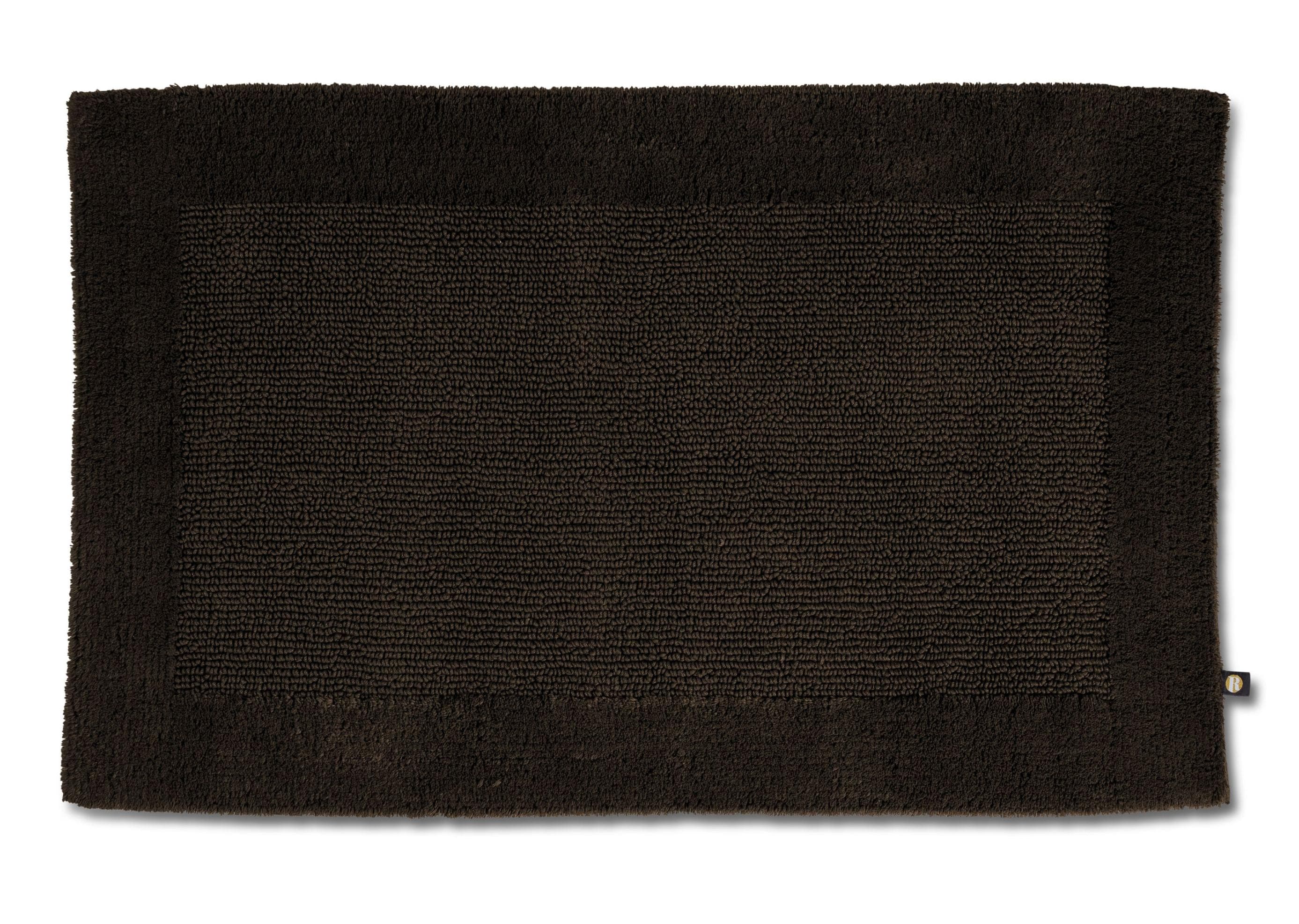 Badematte RHOMTUFT PRESTIGE Mocca Baumwolle