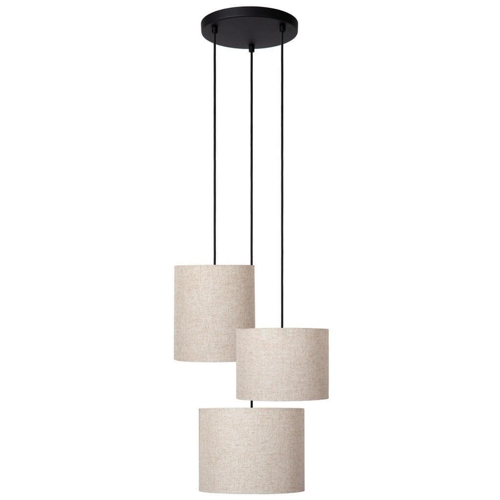 Lucide Pendelleuchte Maya Beige Dimmbar