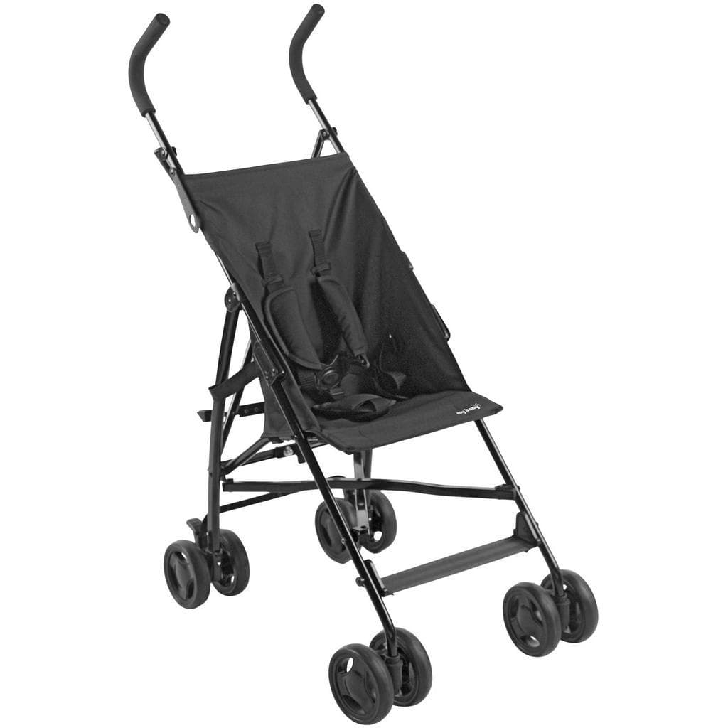 My Baby Lou Buggy Schwarz mit 5-Punkte-Gurt