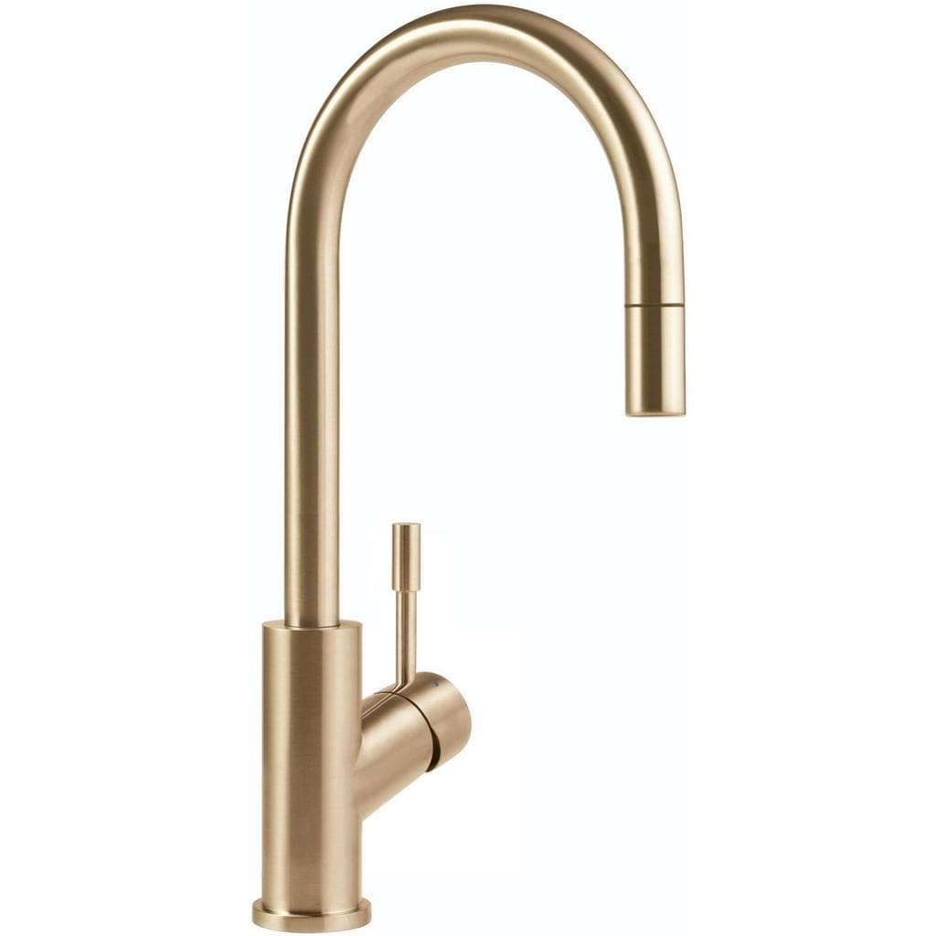 Villeroy & Boch Küchenarmatur Umbrella Flex Gold mit herausziehbarer Handbrause
