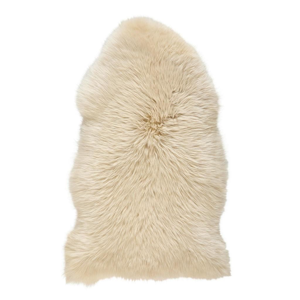 Linea Natura Schaffell Teppich Beige Tierform 60x90 cm Oeko-Tex® Standard 100