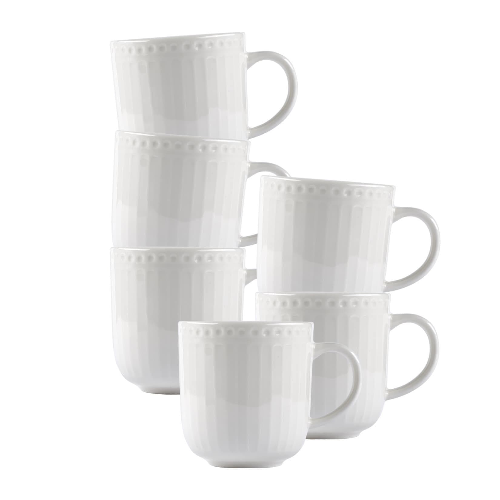 Ritzenhoff & Breker Kaffeebecher Sofia 420 ml 6er Set Weiß