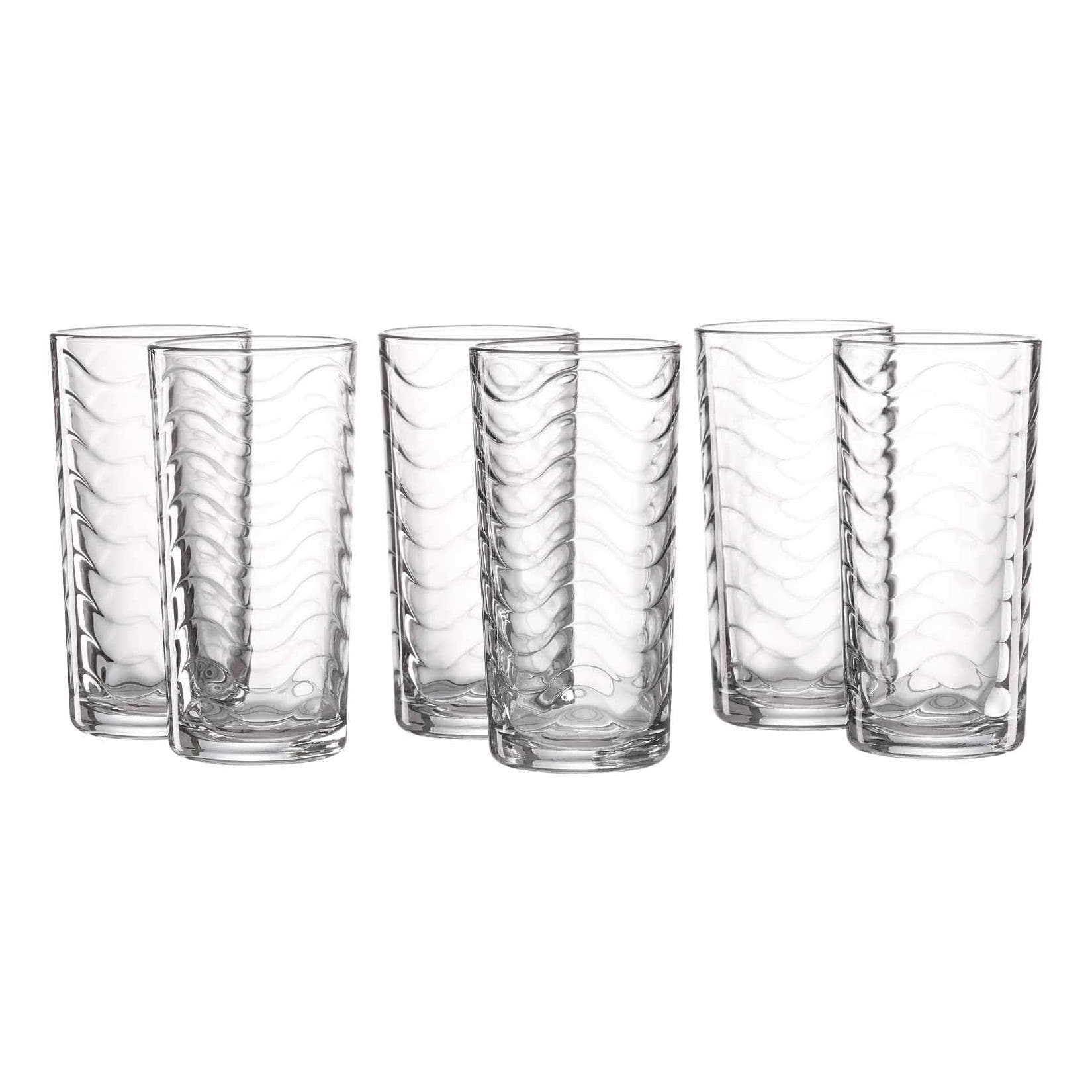 Ritzenhoff & Breker Longdrinkgläser WAVE 250 ml 6er Set Transparent