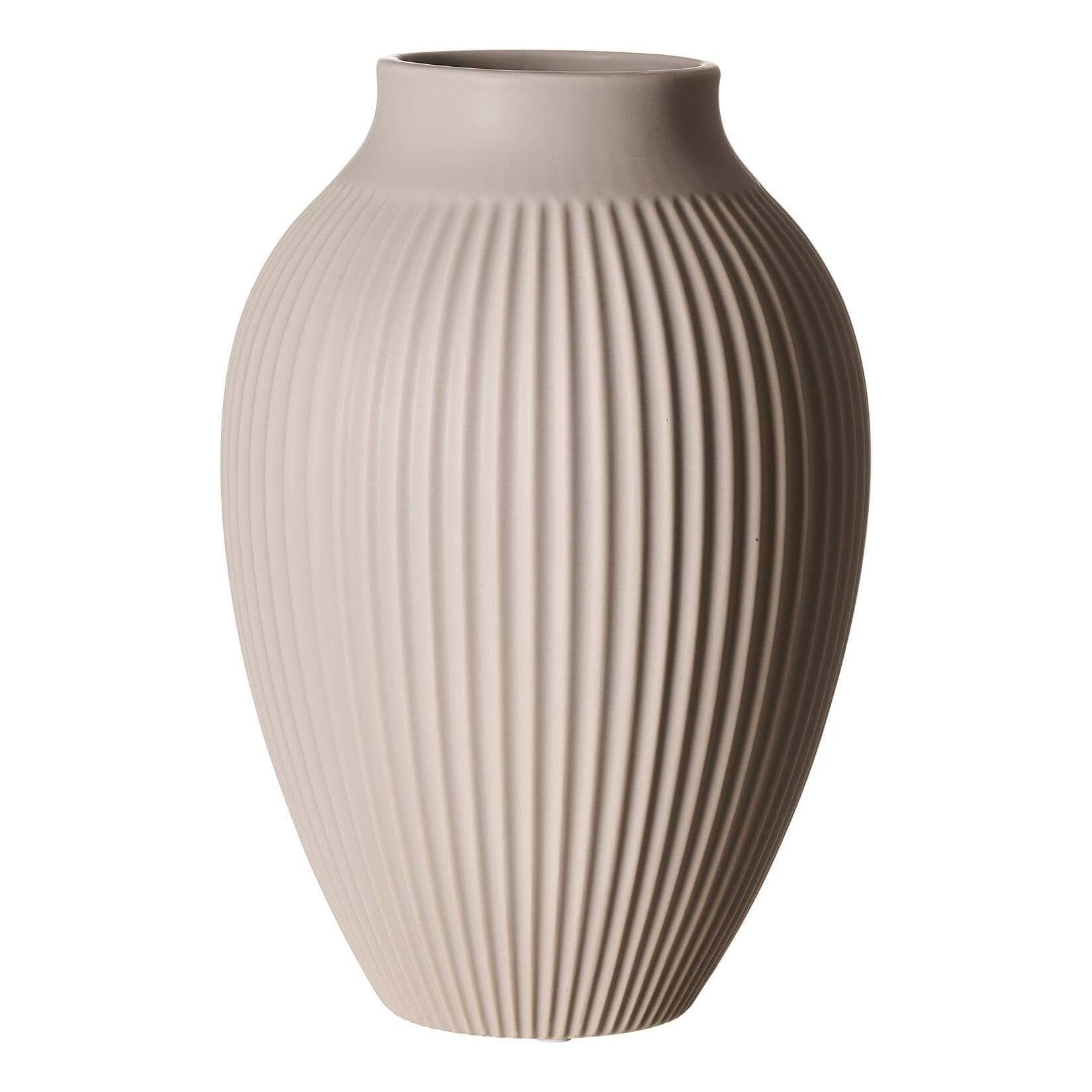 Ritzenhoff & Breker Vase Alsta 27,5 cm Seidenmatt Rillendesign