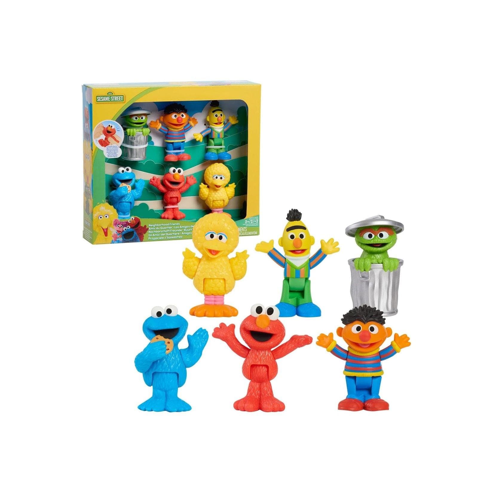 Just Play Sesamstraße Figurenset 6er-Pack Nachbarschaftsfreunde