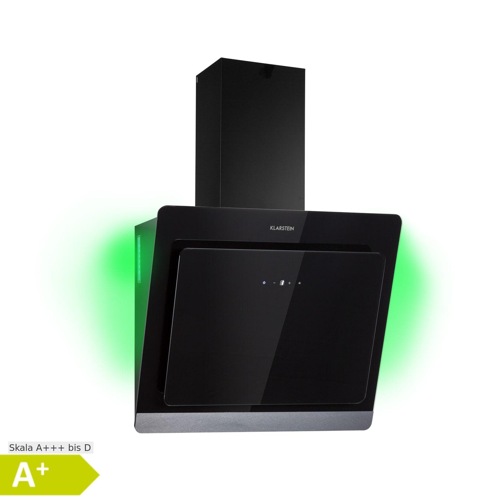 Klarstein Aurora Eco 60 Dunstabzugshaube Schwarz 563 m³/h