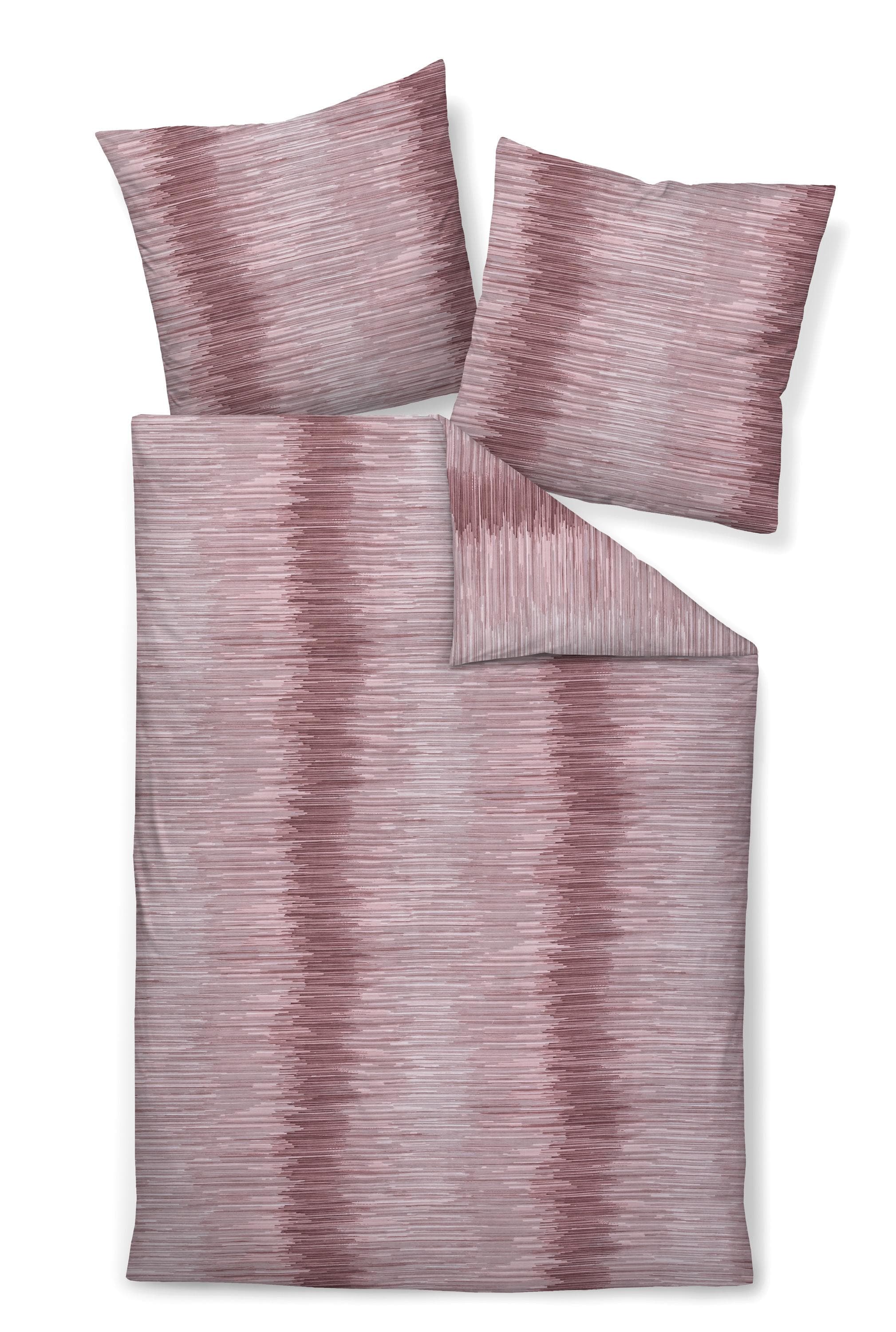 Janine Bettwäsche Edelflanell 78067 mit Reissverschluss Baumwolle