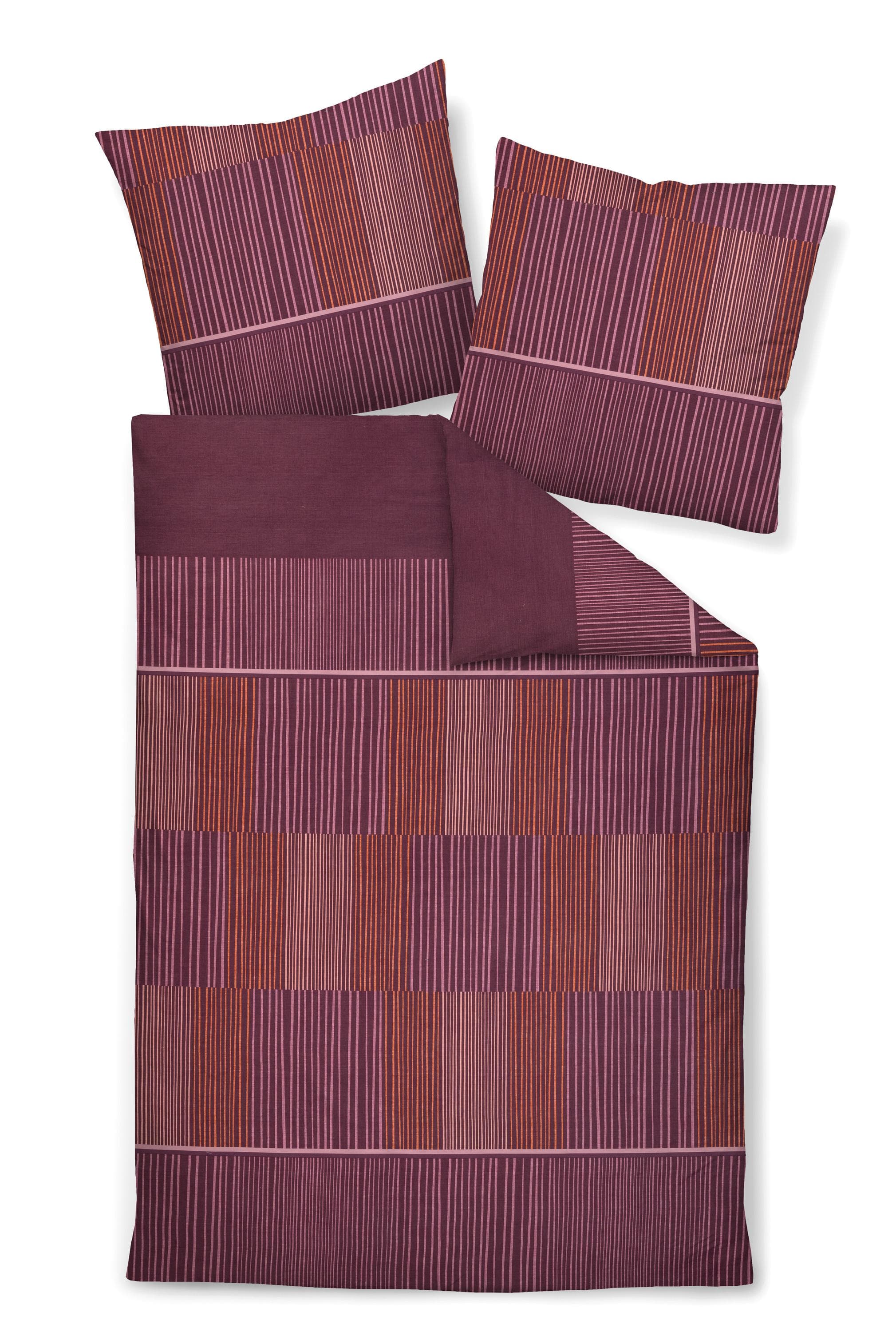 Grafisch und Floral Gestaltete Bettwäsche aus Baumwolle