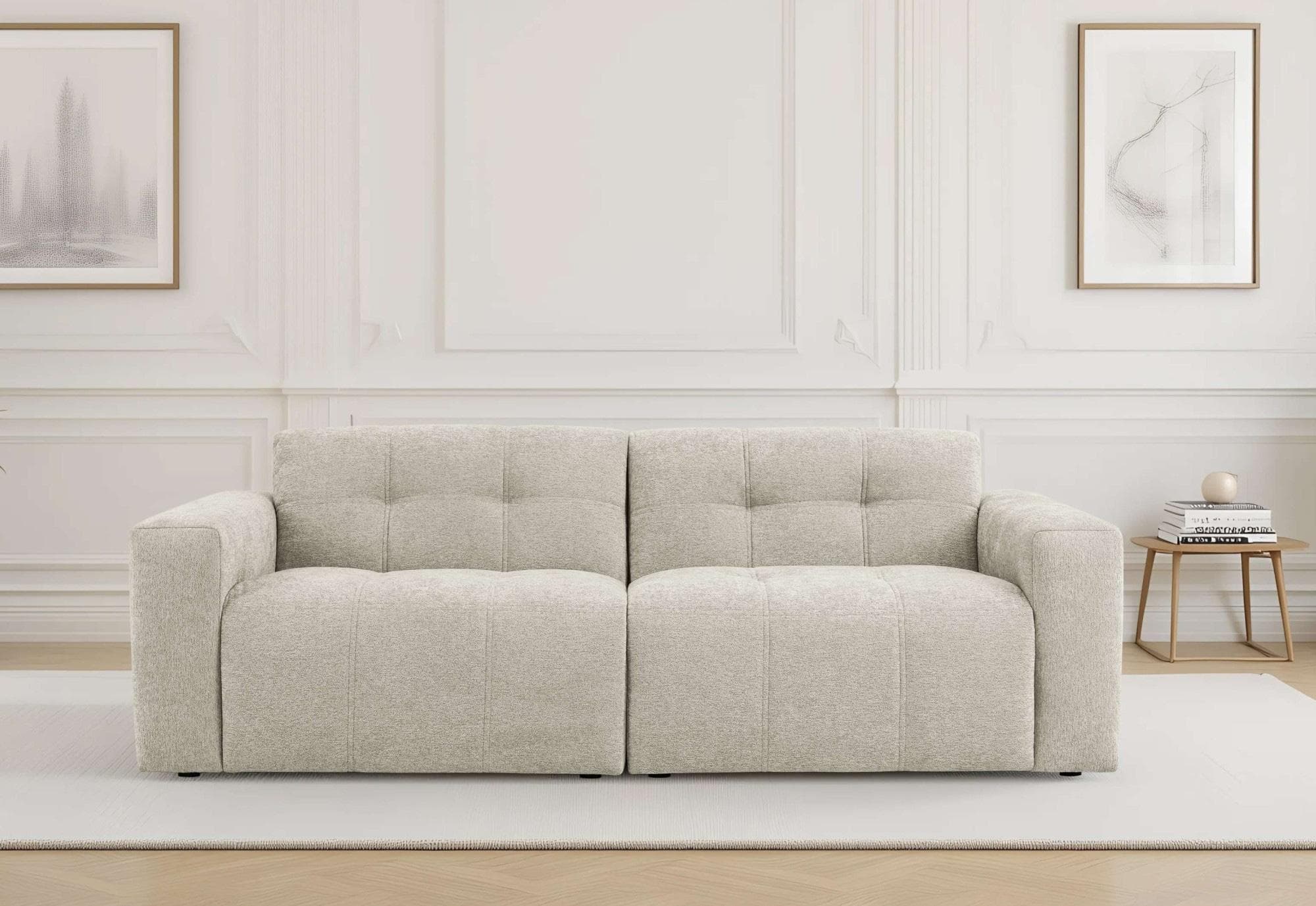 OTTO HOME 3-Sitzer Tapley Sand Bouclé Sofa