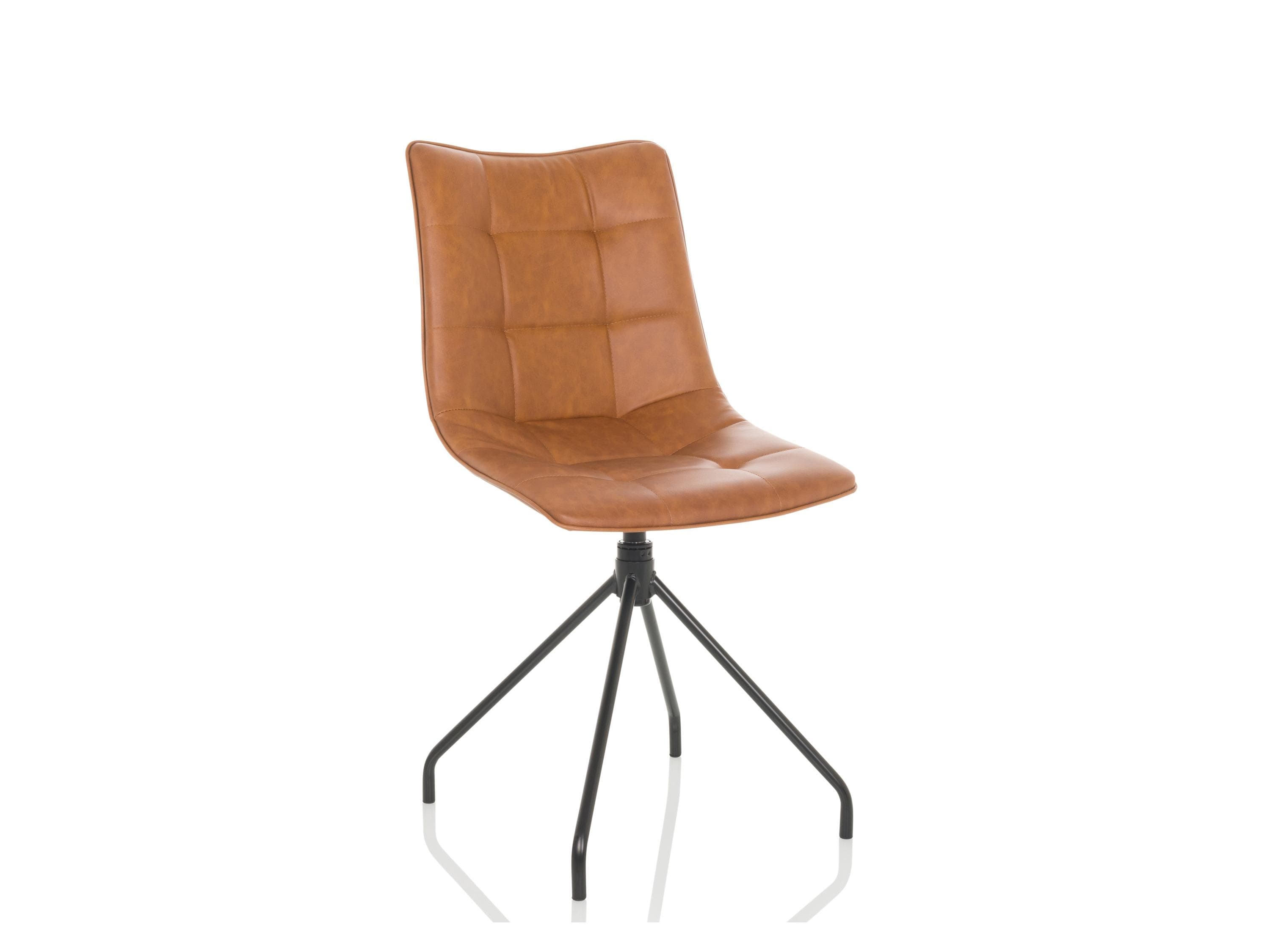 Polster-Esszimmerstuhl aus Kunstleder