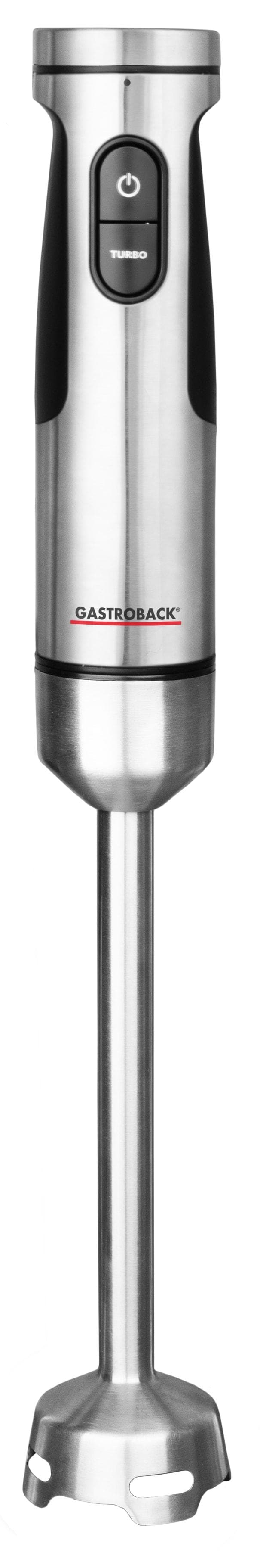 GASTROBACK Powermix Stabmixer Professional 1500W Silber 5-tlg.