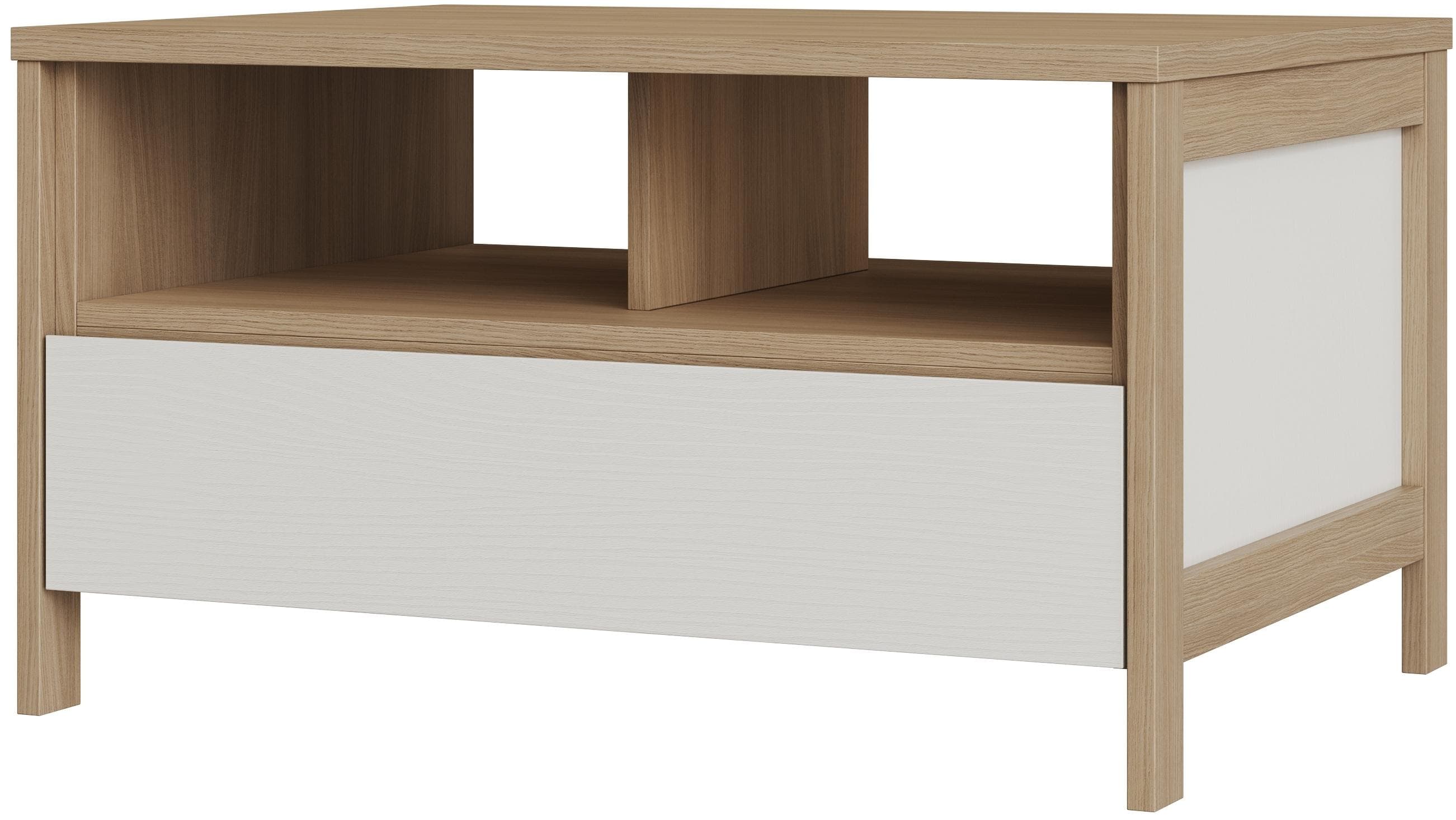 Couchtisch HOME AFFAIRE "Stranda" Weiß Eichenholz