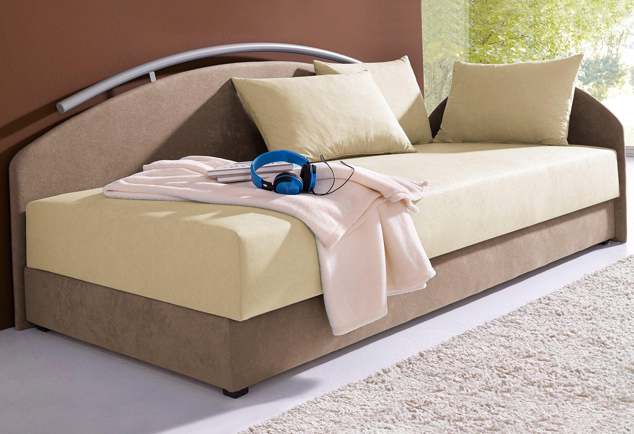 Maintal Polsterliege - Bequeme Studioliege mit Stauraum