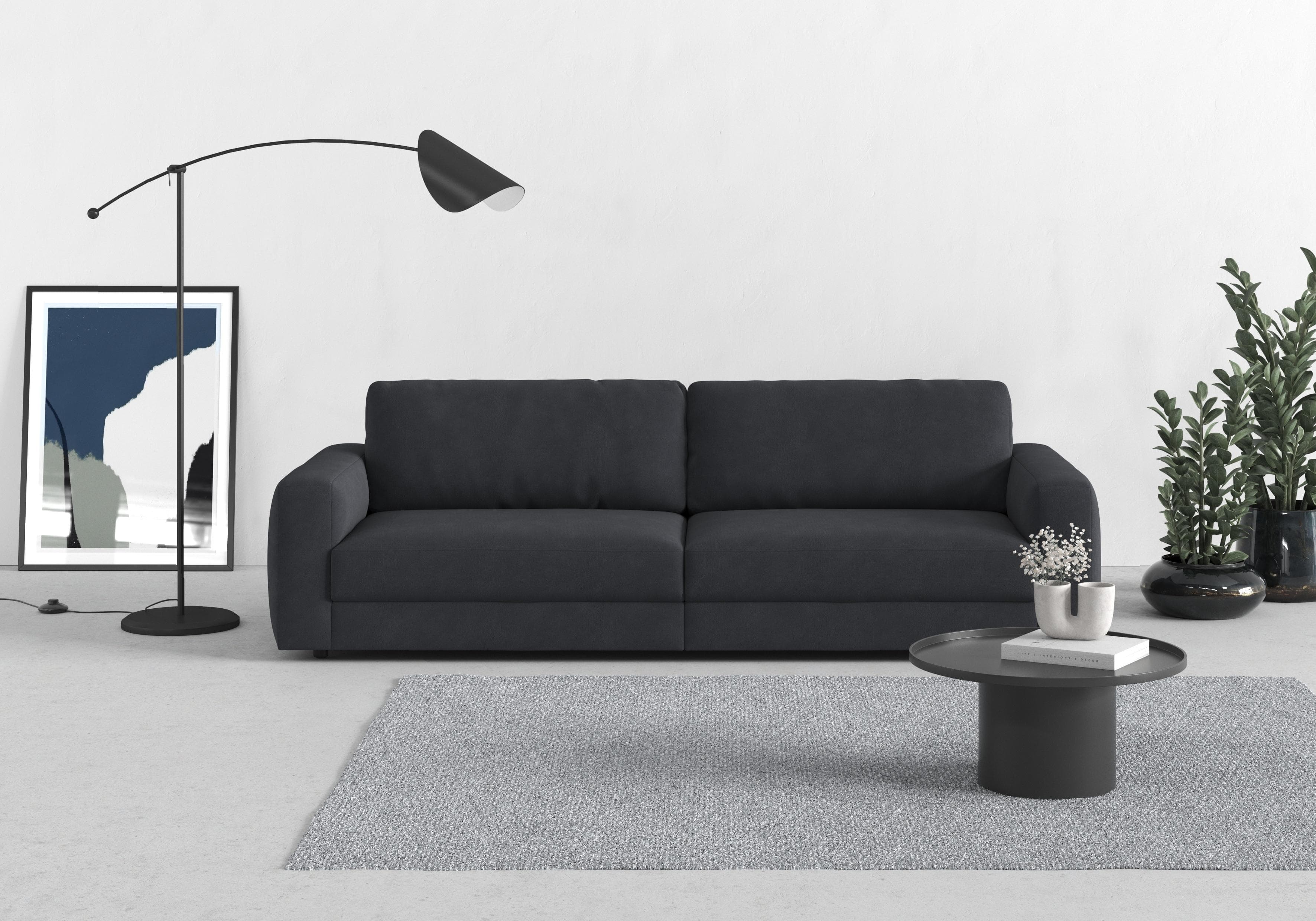 Big-Sofa Trendmanufaktur Bourbon Designsofa 264cm Grau