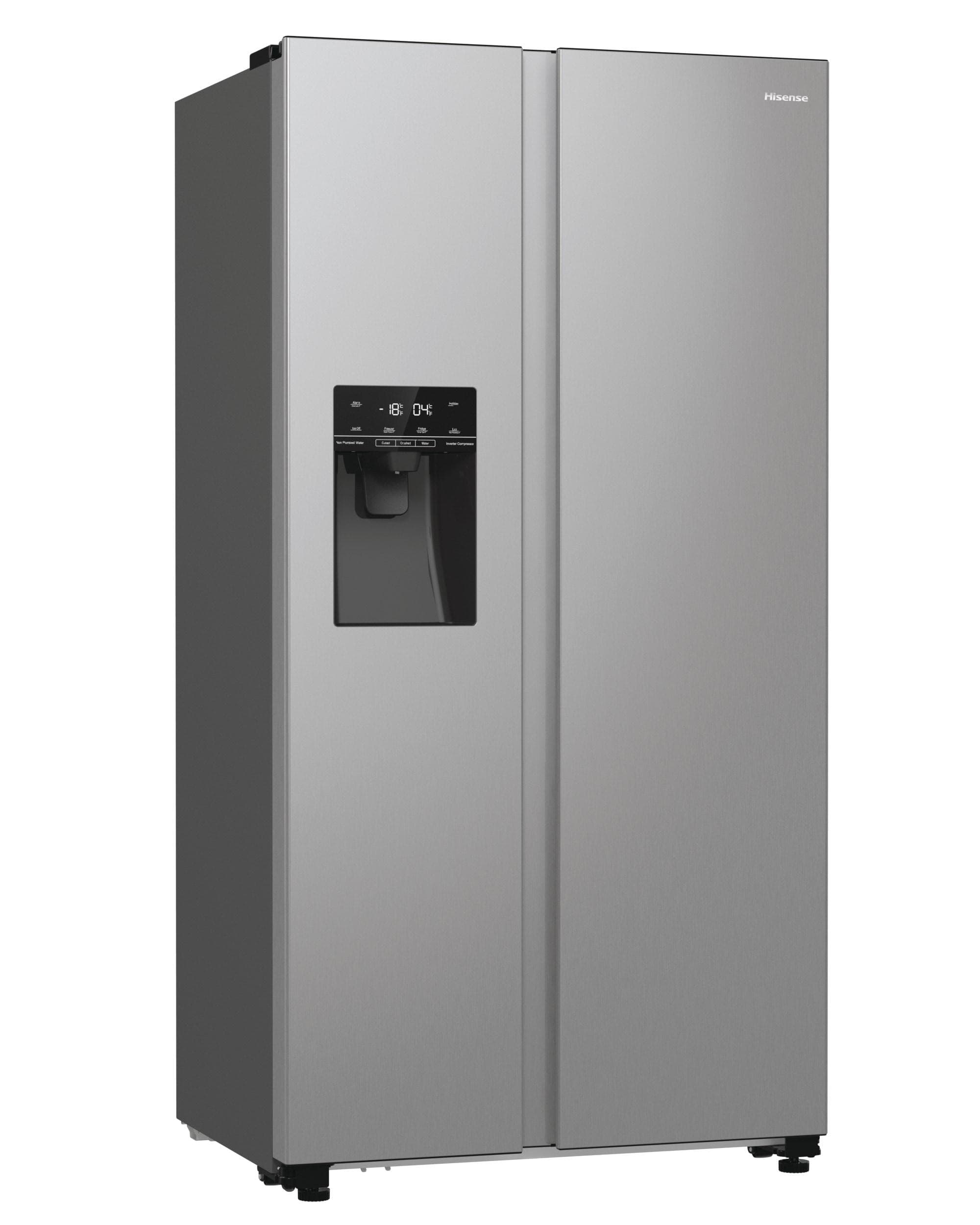 HISENSE Side-by-Side RSIM535A Silber Inox NoFrost