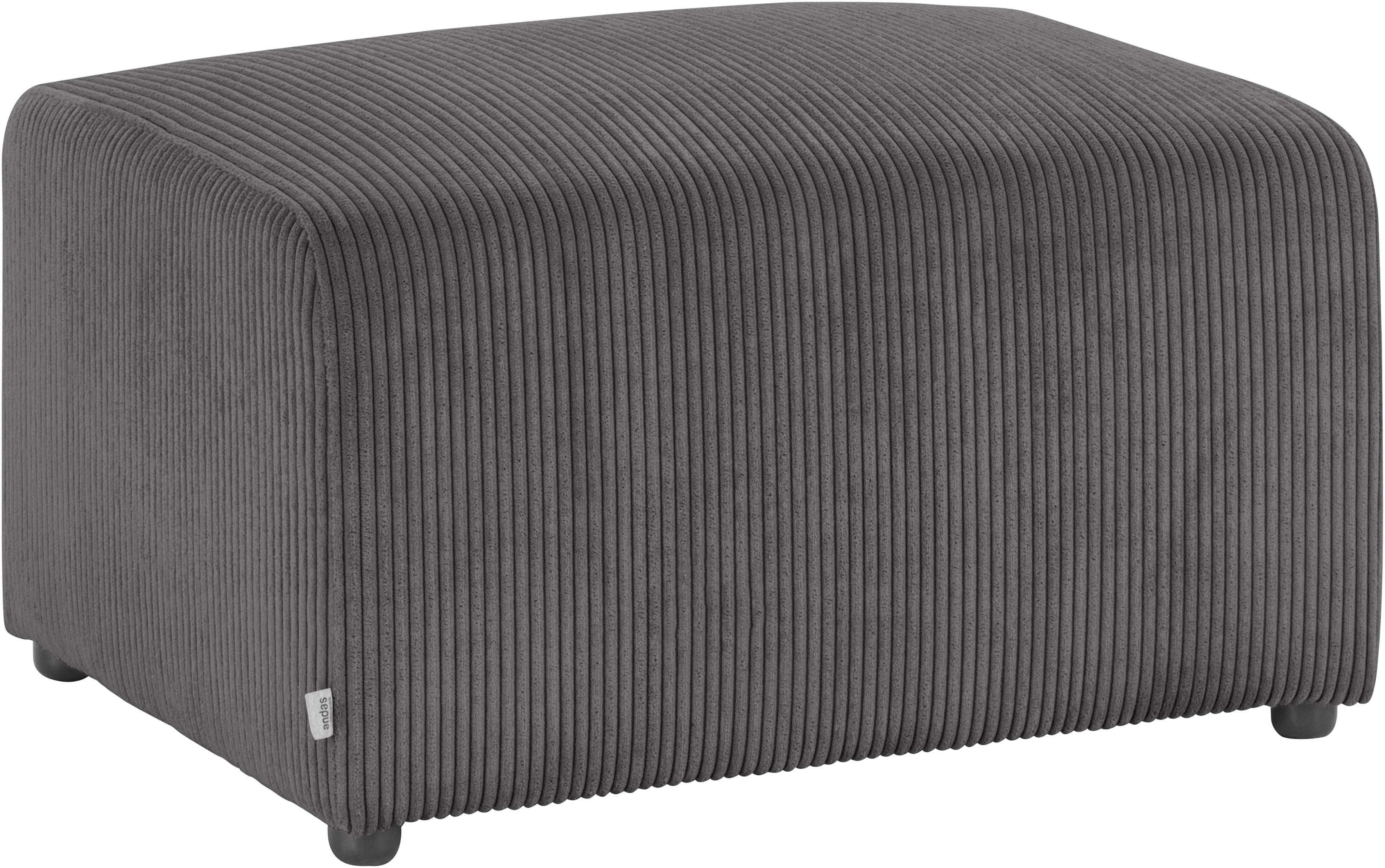 Hocker OTTO HOME Alesund Anthrazit Cord