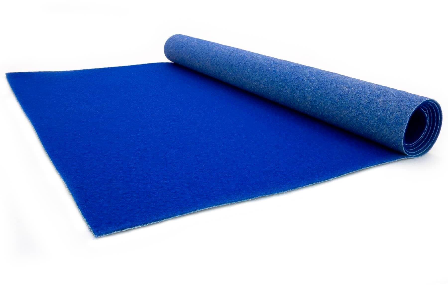 PODIUM Läufer Blau 200x1200 cm Polypropylen Nadelfilz