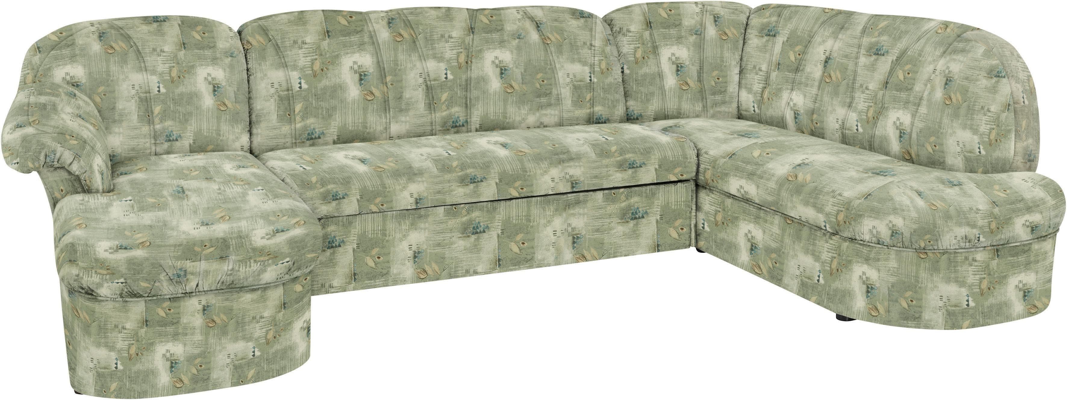 DOMO Collection Pegnitz U-Form Wohnlandschaft mit Bettfunktion