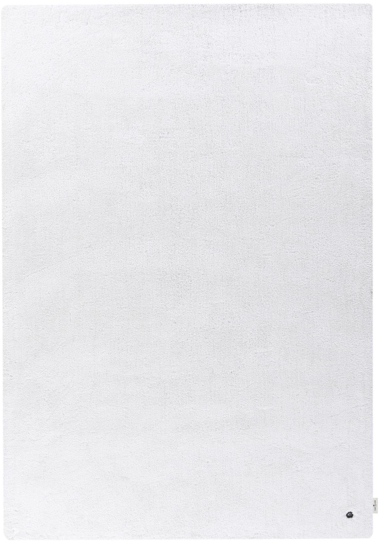 TOM TAILOR HOME Shaggy Teppich Cozy Weiß Hochflor Polyester