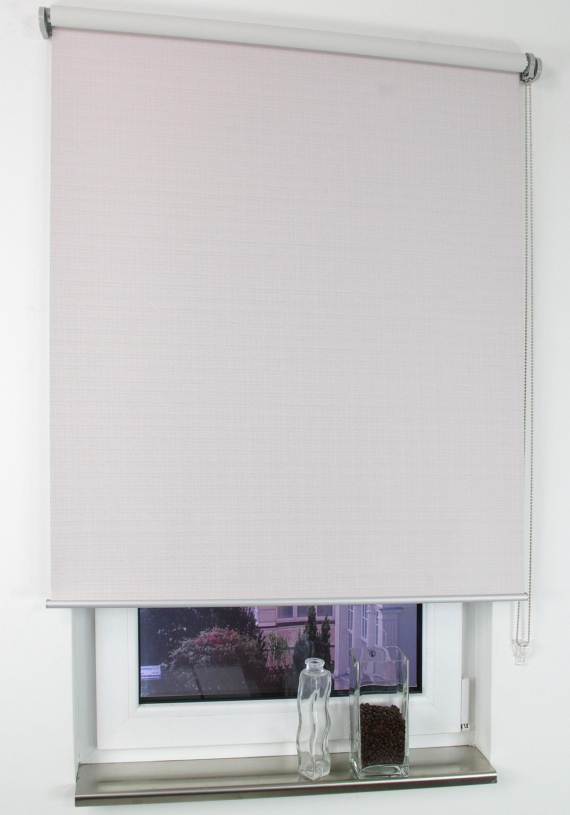 Seitenzugrollo LIEDECO "Struktur" Gr. 5, beige (creme), Polyester