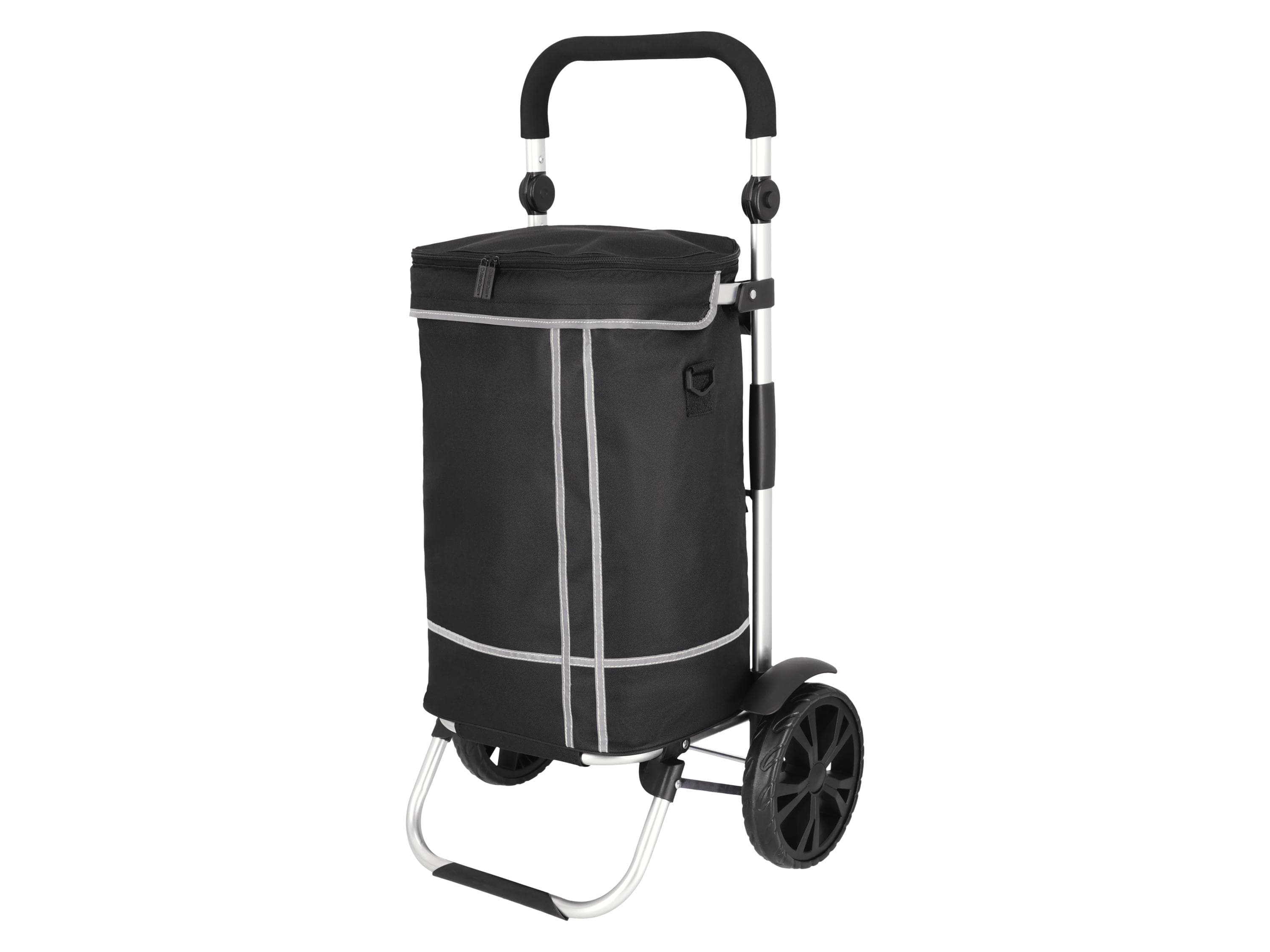 SILVERCREST Einkaufstrolley mit höhenverstellbarem Soft-Touch-Griff