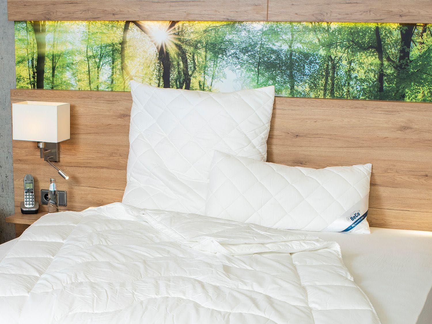 BeCo Kopfkissen »Proneem« mit Milbenschutz 100 % Baumwolle gesteppt