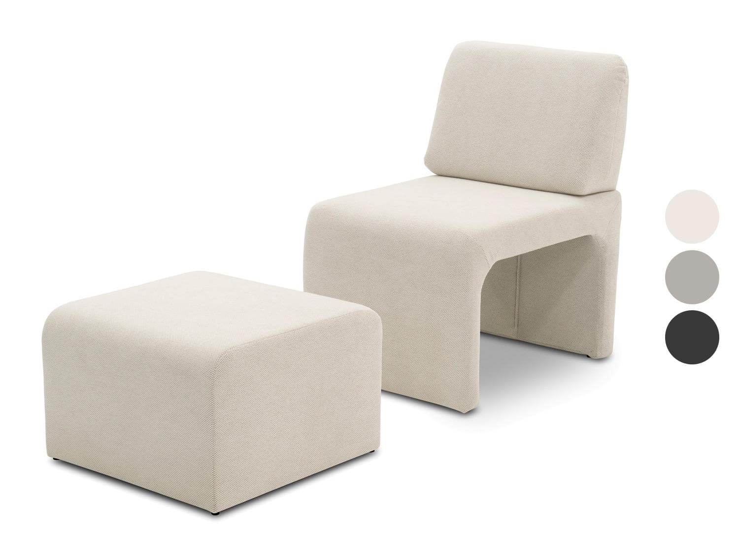 Domo Sessel »Toulon« mit Hocker