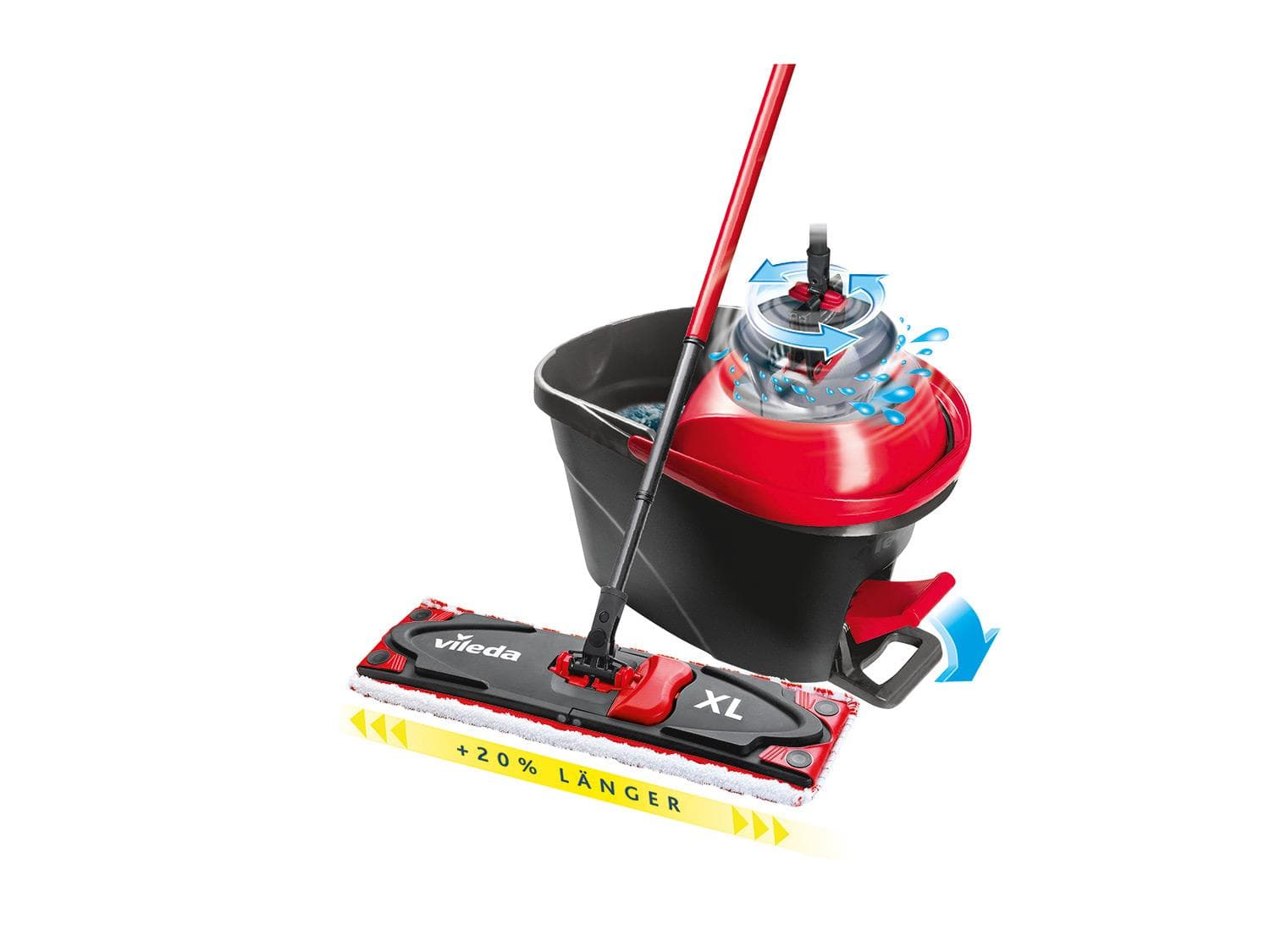 VILEDA Bodenwischer-Set Ultramax XL Turbo Box Bunt