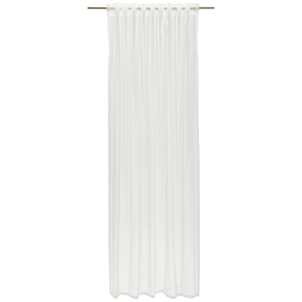 Dieter Knoll Fertigvorhang Mino Weiß Struktur 140x245 cm