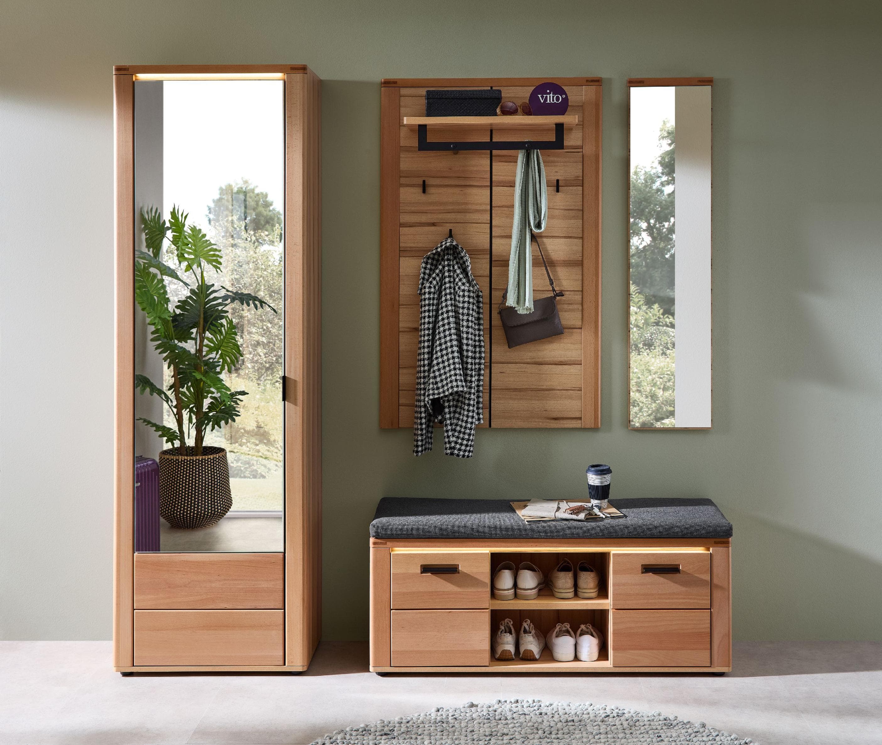 Garderobenset vito CAMBRA Beige Softclose