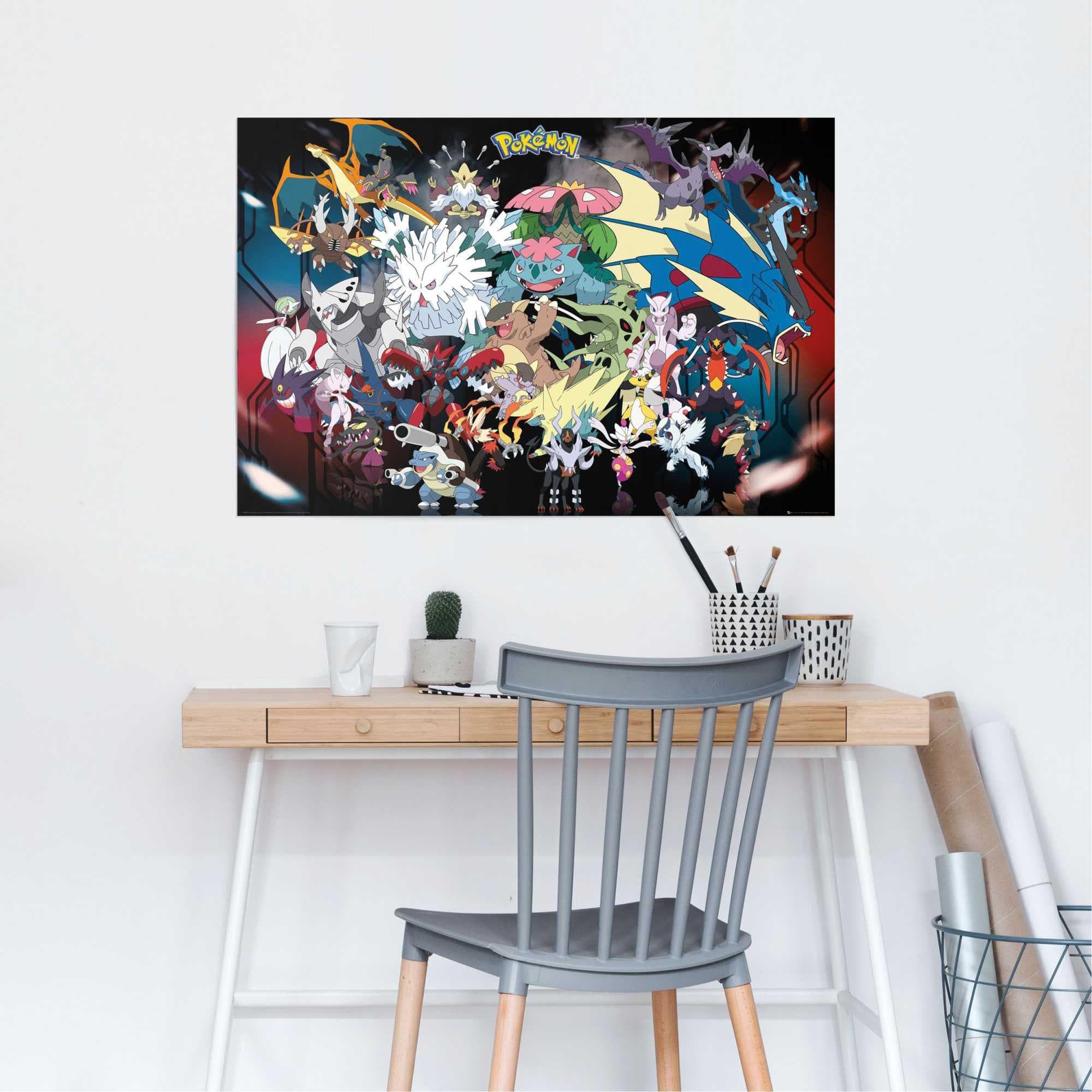 Reinders Poster Pokemon Bunt Wanddekoration