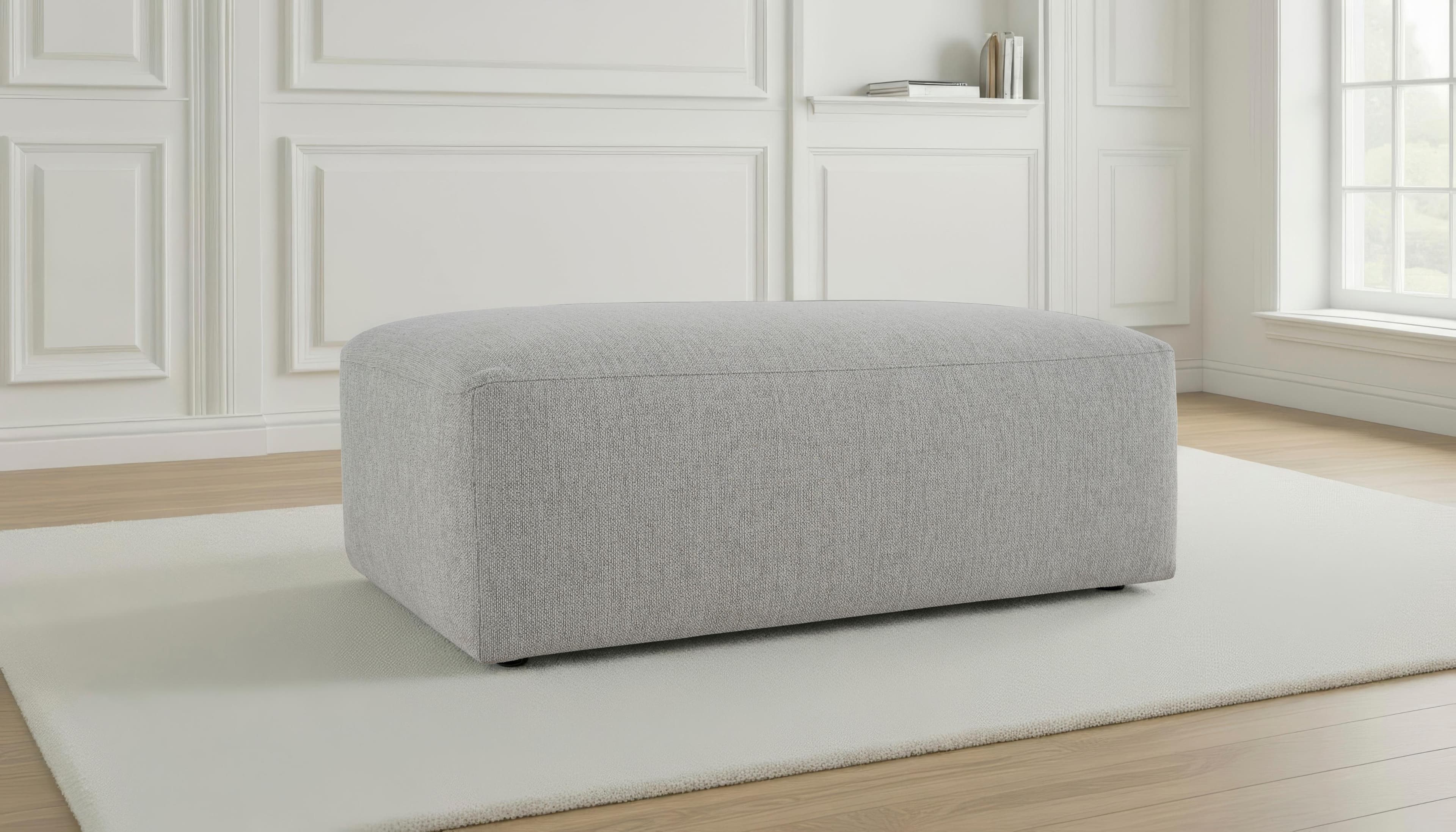 OTTO HOME Polsterhocker Koa Beige Webstoff