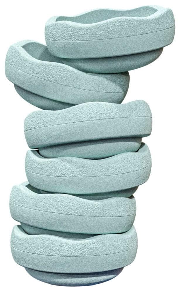 Balancetrainer STAPELSTEIN 'Stapelstein mint' - 6-tlg. Ø27,5x12cm