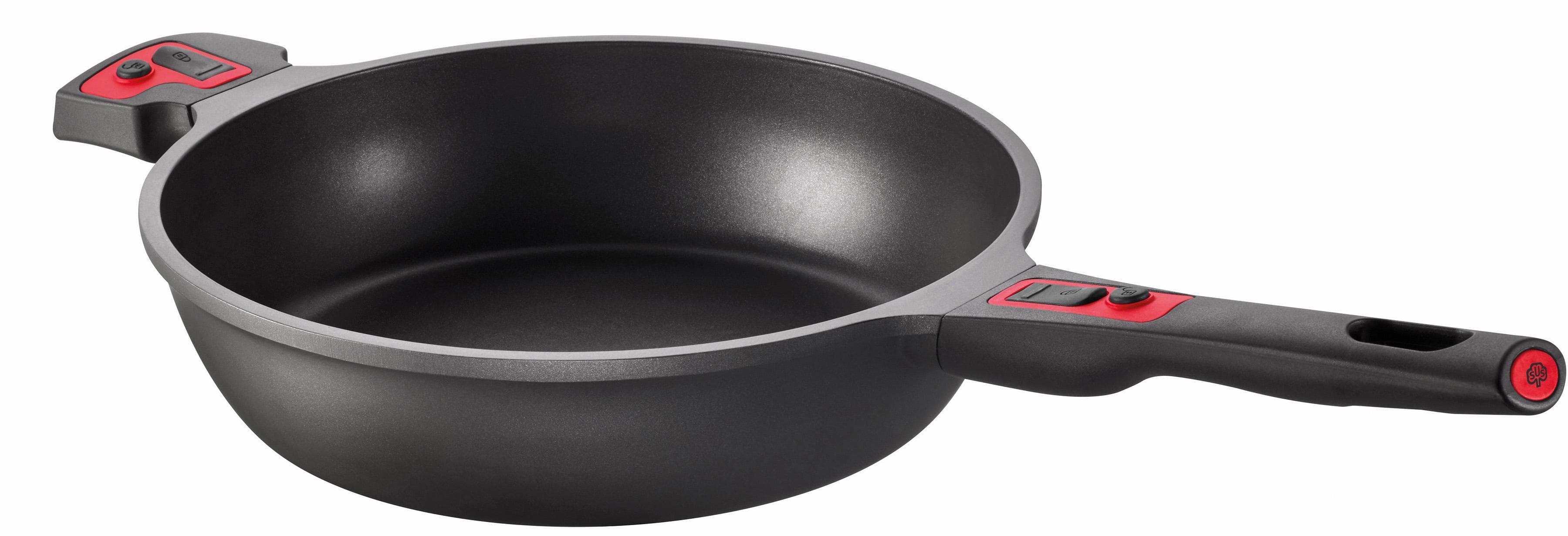 Schmorpfanne SCHULTE-UFER Switch Schwarz/Rot 28 cm Induktion